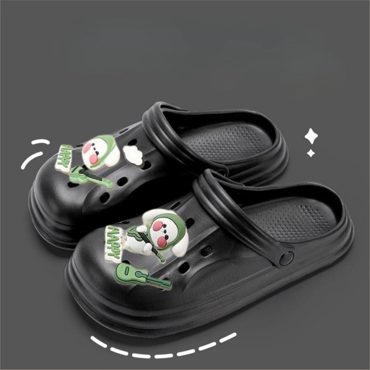 2025 New Summer Cartoon Cute Women s Cute Sandals Girls Indoor Non-slip Eva Soft Soles To Wear Beach Slippers 38-39 чорний
2025 New Summer Cartoon Cute Women s Cute Sandals Girls Indoor Non-slip Eva Soft Soles To Wear Beach Slippers 38-39 чорний