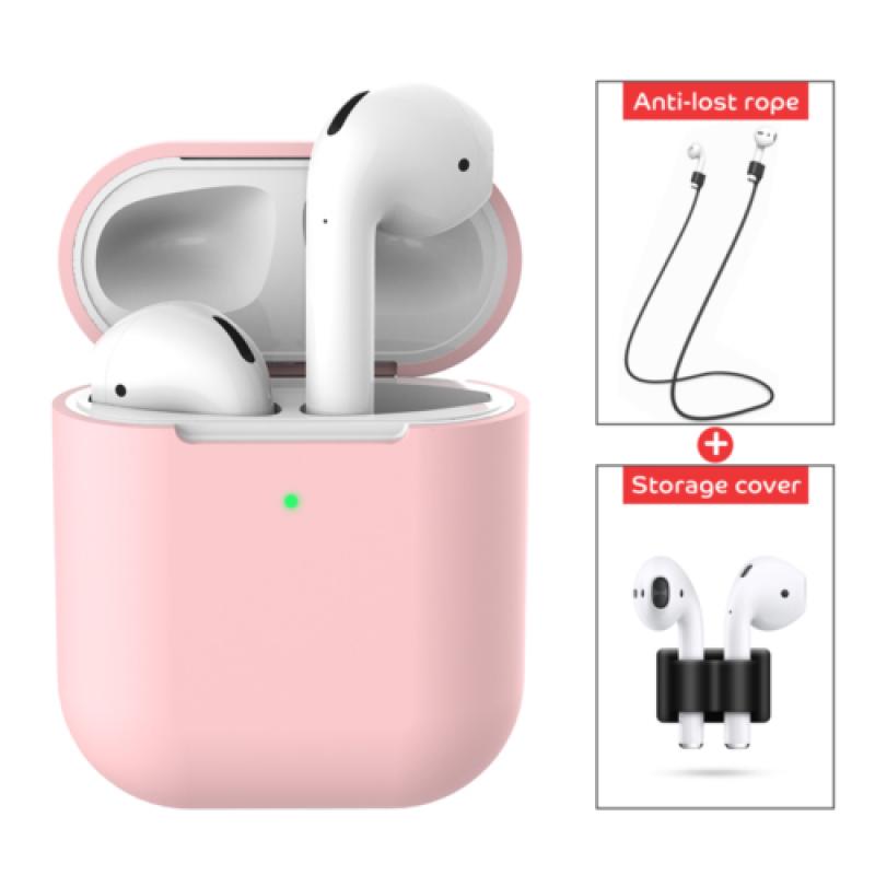 3 pcs/set For Apple AirPods 2 Wireless Charger Protective Silicone Case Cover Accessories рожевий
3 pcs/set For Apple AirPods 2 Wireless Charger Protective Silicone Case Cover Accessories рожевий