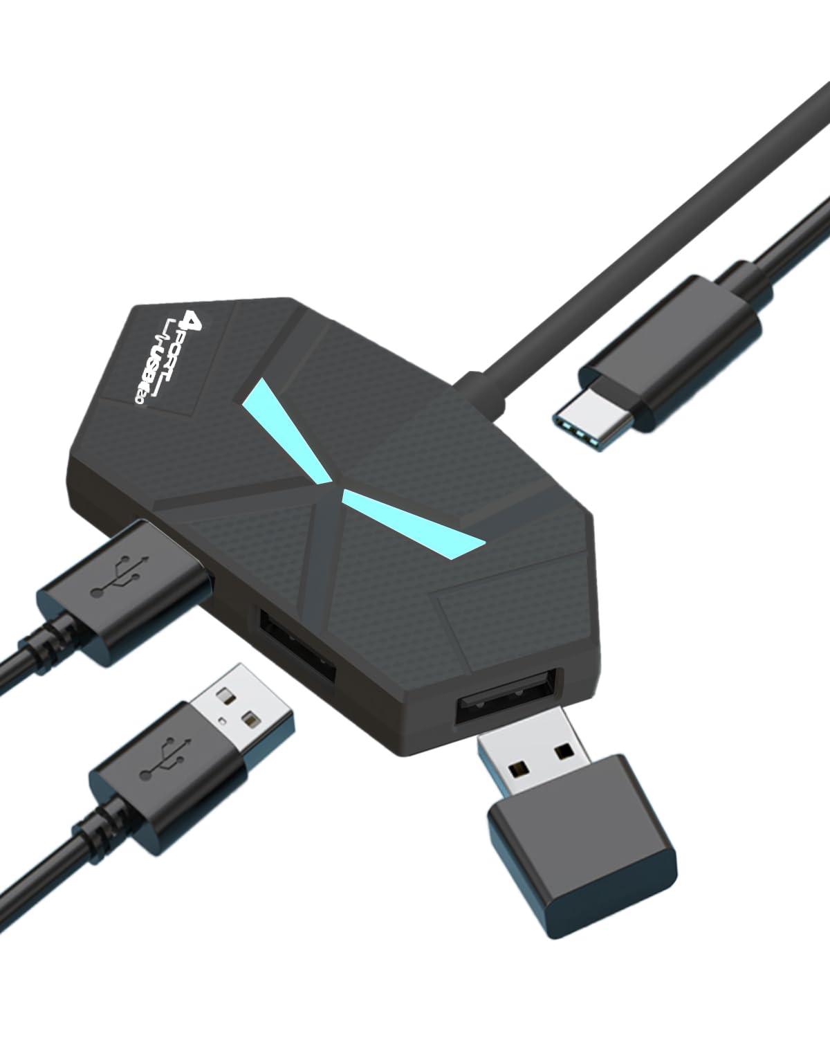 USB-концентратор Zacoora с питанием от шины, 4 порта, функциональность и другие ноутбуки, совместимые с Nintendo Switch Port 2.0 MacBook/Surface Pro/Chromebook (XGS4 -
USB-концентратор Zacoora с питанием от шины, 4 порта, функциональность и другие ноутбуки, совместимые с Nintendo Switch Port 2.0 MacBook/Surface Pro/Chromebook (XGS4 -