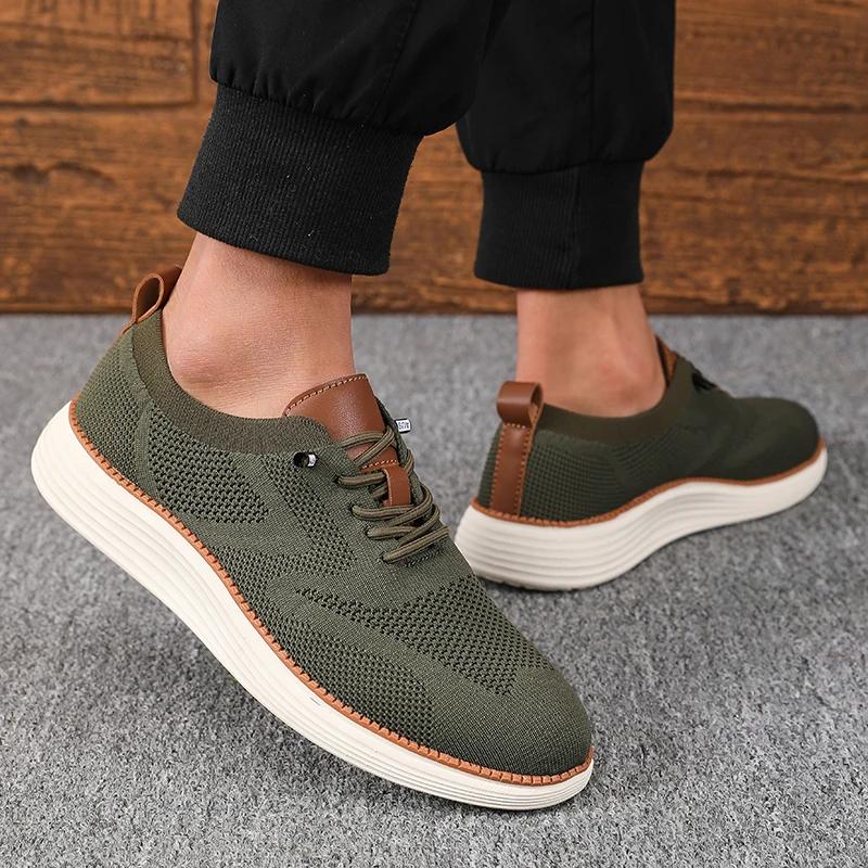 Fashionable Avant Garde Men s Sneakers Wear-Resistant Breathable Soft Walking Shoes Trendy Appearance Knitted Mesh Flat Shoes 39 зелёный
Fashionable Avant Garde Men s Sneakers Wear-Resistant Breathable Soft Walking Shoes Trendy Appearance Knitted Mesh Flat Shoes 39 зелёный