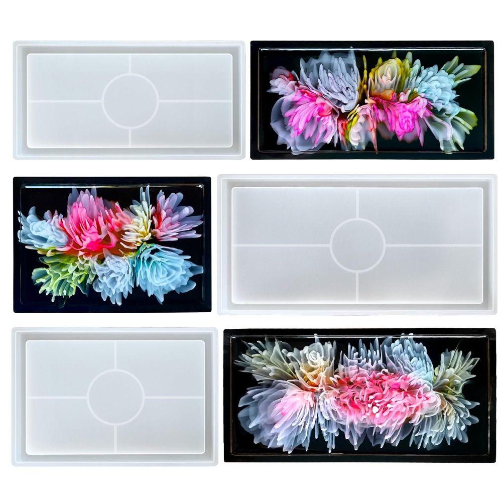 3Pcs DIY Silicone Coaster Molds Rectangle Storage Tray New Resin Tray Molds Jewelry 1Set
3Pcs DIY Silicone Coaster Molds Rectangle Storage Tray New Resin Tray Molds Jewelry 1Set