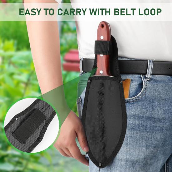 4-in-1 Gardening Trowel with Serrated Edge Stainless Steel Cutter with Wood Handle Sheath Multifunctional Trowel for Planting Cutting Camping червоний
4-in-1 Gardening Trowel with Serrated Edge Stainless Steel Cutter with Wood Handle Sheath Multifunctional Trowel for Planting Cutting Camping червоний