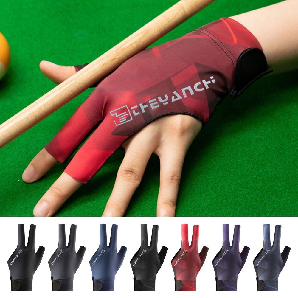 1Pcs Elasticity Cloth Billiards Glove Non Slip Stickers Snooker Accessory Billiard black red for left hand
1Pcs Elasticity Cloth Billiards Glove Non Slip Stickers Snooker Accessory Billiard black red for left hand