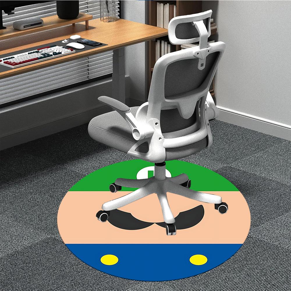 1PC Mario Luigi Bros Office Round Area Rug, Indoor Mat Suitable For Office, Under Office Chairs Bedroom Living Room Home Decor DT1212010 80cm by 80cm
1PC Mario Luigi Bros Office Round Area Rug, Indoor Mat Suitable For Office, Under Office Chairs Bedroom Living Room Home Decor DT1212010 80cm by 80cm