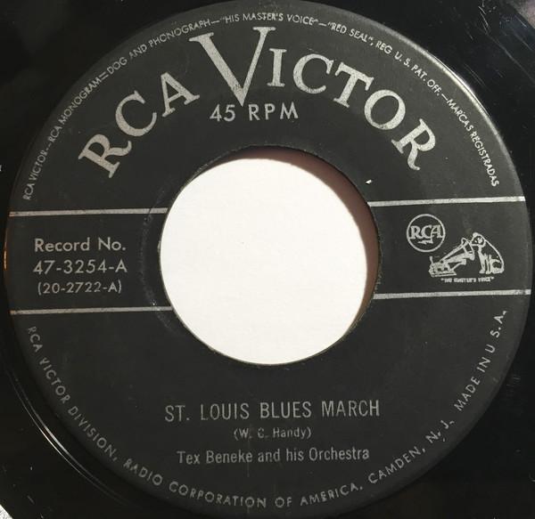 7inch Record TEX BENEKE & HIS ORCHESTRA - St. Louis Blues March / Meadowlands 473254 RCA Victor US Jazz Used
7inch Record TEX BENEKE & HIS ORCHESTRA - St. Louis Blues March / Meadowlands 473254 RCA Victor US Jazz Used