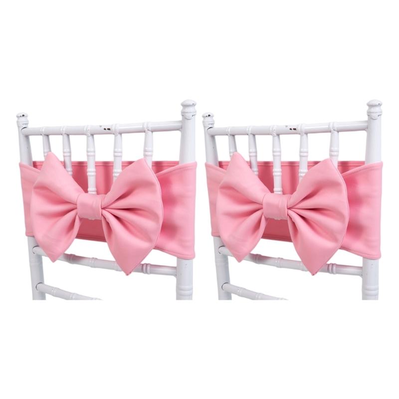 2 Piece Elegant Chair Sashes Stretchable Chair Bows Tie with Elastic Band for Wedding Reception Dining Room Party Decors розовый
2 Piece Elegant Chair Sashes Stretchable Chair Bows Tie with Elastic Band for Wedding Reception Dining Room Party Decors розовый