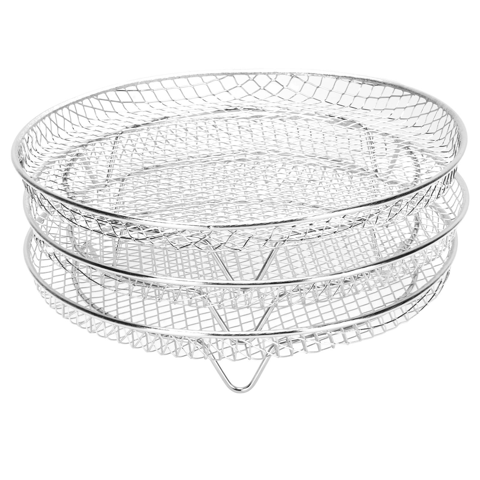 Fryer Accessories 3 Layer Fryer Rack 304 Stainless Steel Dehydrator Rack Detachable Round Grill Rack Dishwasher Safe
Fryer Accessories 3 Layer Fryer Rack 304 Stainless Steel Dehydrator Rack Detachable Round Grill Rack Dishwasher Safe
