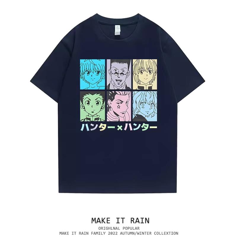 Japanese Anime Fulltime Hunter Couple Shortsleeved Unisexs and Womens Summer HunterxHunter Cotton Printed Tshirt 3XL
Japanese Anime Fulltime Hunter Couple Shortsleeved Unisexs and Womens Summer HunterxHunter Cotton Printed Tshirt 3XL