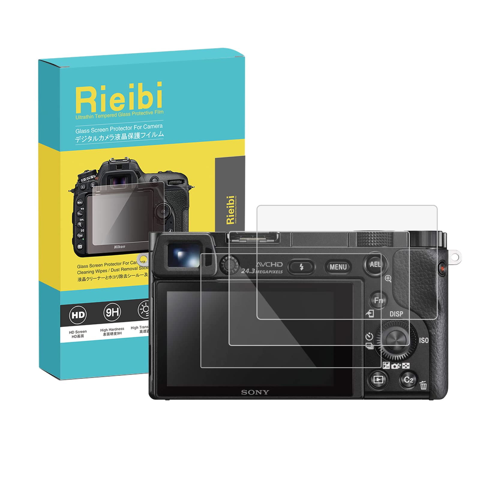 Rieibi LCD protective film for SONY sony a6400 protective film Sony A6400 LCD protector thickness thin type SONY a6400 tempered glass film surface
Rieibi LCD protective film for SONY sony a6400 protective film Sony A6400 LCD protector thickness thin type SONY a6400 tempered glass film surface