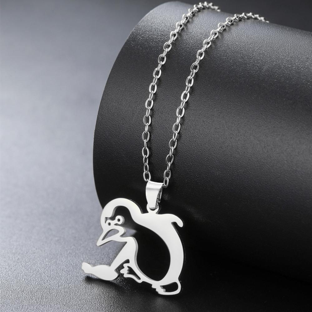 My Shape Cute Penguins Necklaces Stainless Steel Animal Pendant Chain Lovely Penguin Turtle Jewelry Women Girls Valentine s Day
My Shape Cute Penguins Necklaces Stainless Steel Animal Pendant Chain Lovely Penguin Turtle Jewelry Women Girls Valentine s Day