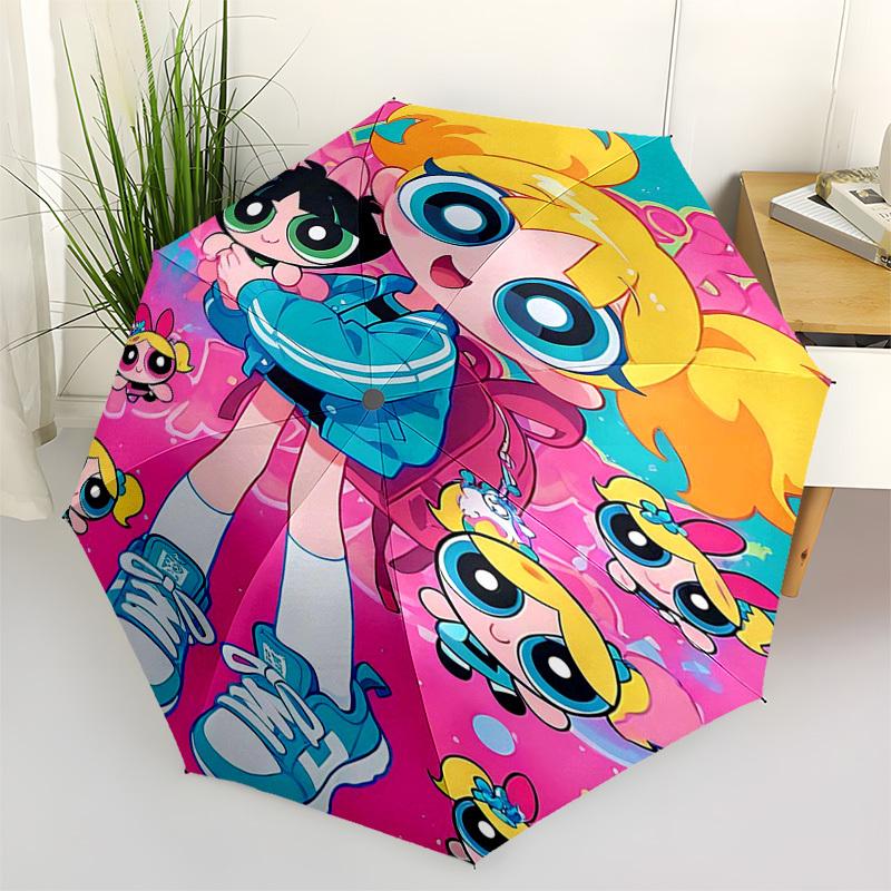1pc Powerpuff Girls Automatic Opening Umbrella with Convenient 3-Fold Design, 8-Bone Iron Frame Outdoor Umbrella, Perfect Gift for Fans, Travelers, Da
1pc Powerpuff Girls Automatic Opening Umbrella with Convenient 3-Fold Design, 8-Bone Iron Frame Outdoor Umbrella, Perfect Gift for Fans, Travelers, Da
