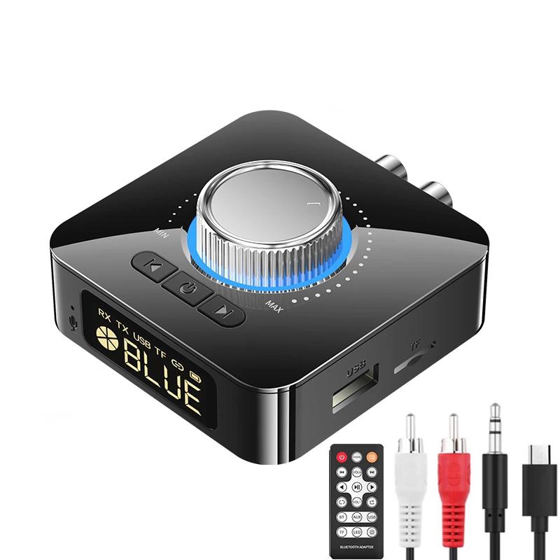 Bakeey M5 цифровой дисплей Bluetooth V5.0 аудиопередатчик приемник беспроводной 3,5 мм Aux/2RCA аудиоадаптер/поддержка USB-диска TF-карта для ТВ-ПК
Bakeey M5 цифровой дисплей Bluetooth V5.0 аудиопередатчик приемник беспроводной 3,5 мм Aux/2RCA аудиоадаптер/поддержка USB-диска TF-карта для ТВ-ПК