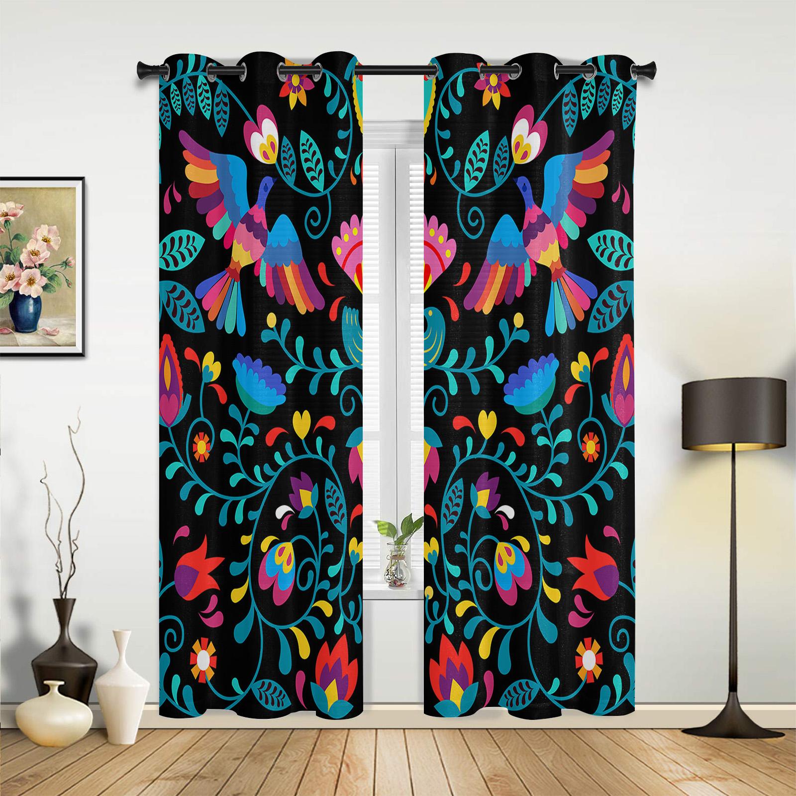 Modern Colorful Mexican Stripes Curtains Bedroom Living Room Drapes Kitchen Children Window Curtain Home Decor For Sitting Made Of Polyester W100*H130(CM)-Grommet top&2PCS
Modern Colorful Mexican Stripes Curtains Bedroom Living Room Drapes Kitchen Children Window Curtain Home Decor For Sitting Made Of Polyester W100*H130(CM)-Grommet top&2PCS