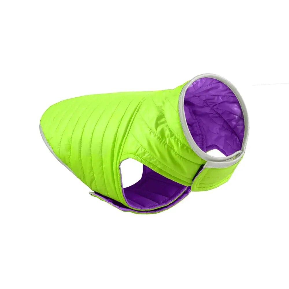 Новая зимняя одежда для собак, контрастный цвет с обеих сторон, светоотражающая водонепроницаемая куртка для щенков, жилет для собак, товары для собак XS
Новая зимняя одежда для собак, контрастный цвет с обеих сторон, светоотражающая водонепроницаемая куртка для щенков, жилет для собак, товары для собак XS