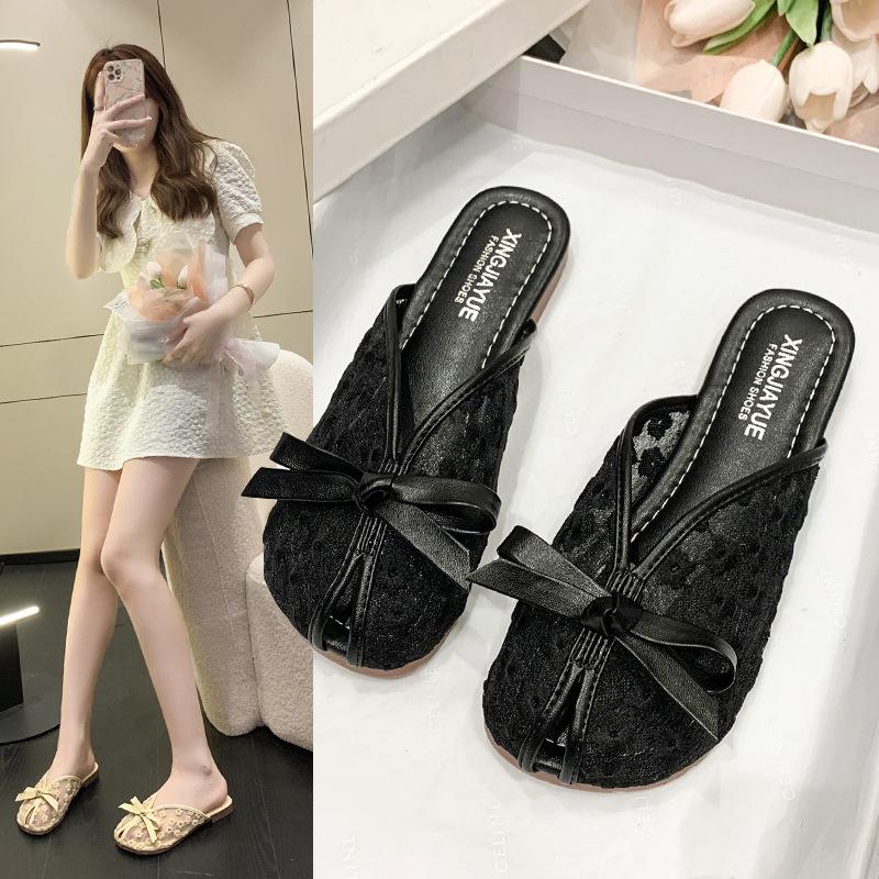 Baotou half summer slippers women s outer wear 2025 new bow versatile soft bottom outer wear half slippers women 40 жовтий
Baotou half summer slippers women s outer wear 2025 new bow versatile soft bottom outer wear half slippers women 40 жовтий
