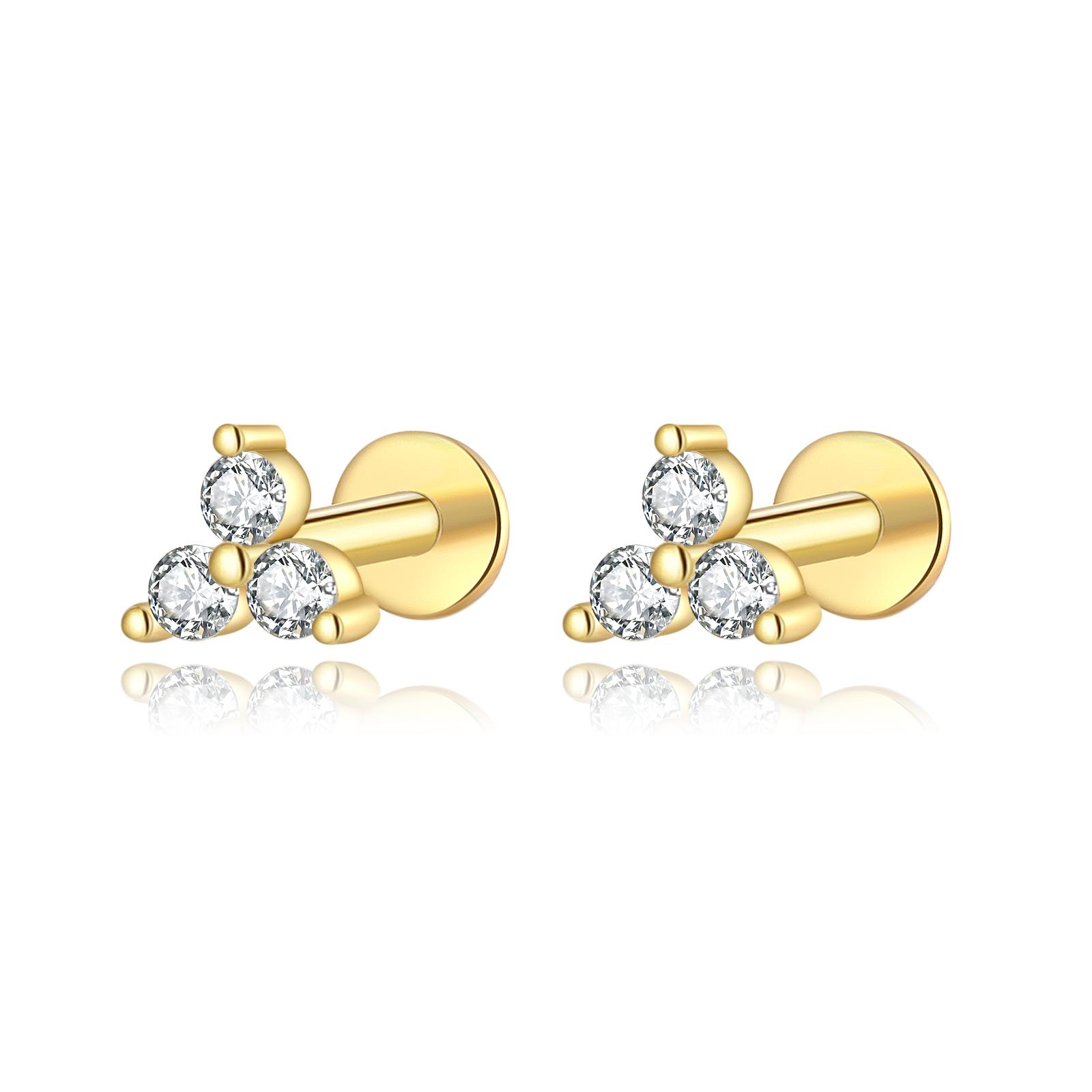 ANDYWEN 925 пробы серебро золото три циркона CZ серьги-гвоздики зажимы для пирсинга Pendientes изящные ювелирные изделия подарок M
ANDYWEN 925 пробы серебро золото три циркона CZ серьги-гвоздики зажимы для пирсинга Pendientes изящные ювелирные изделия подарок M