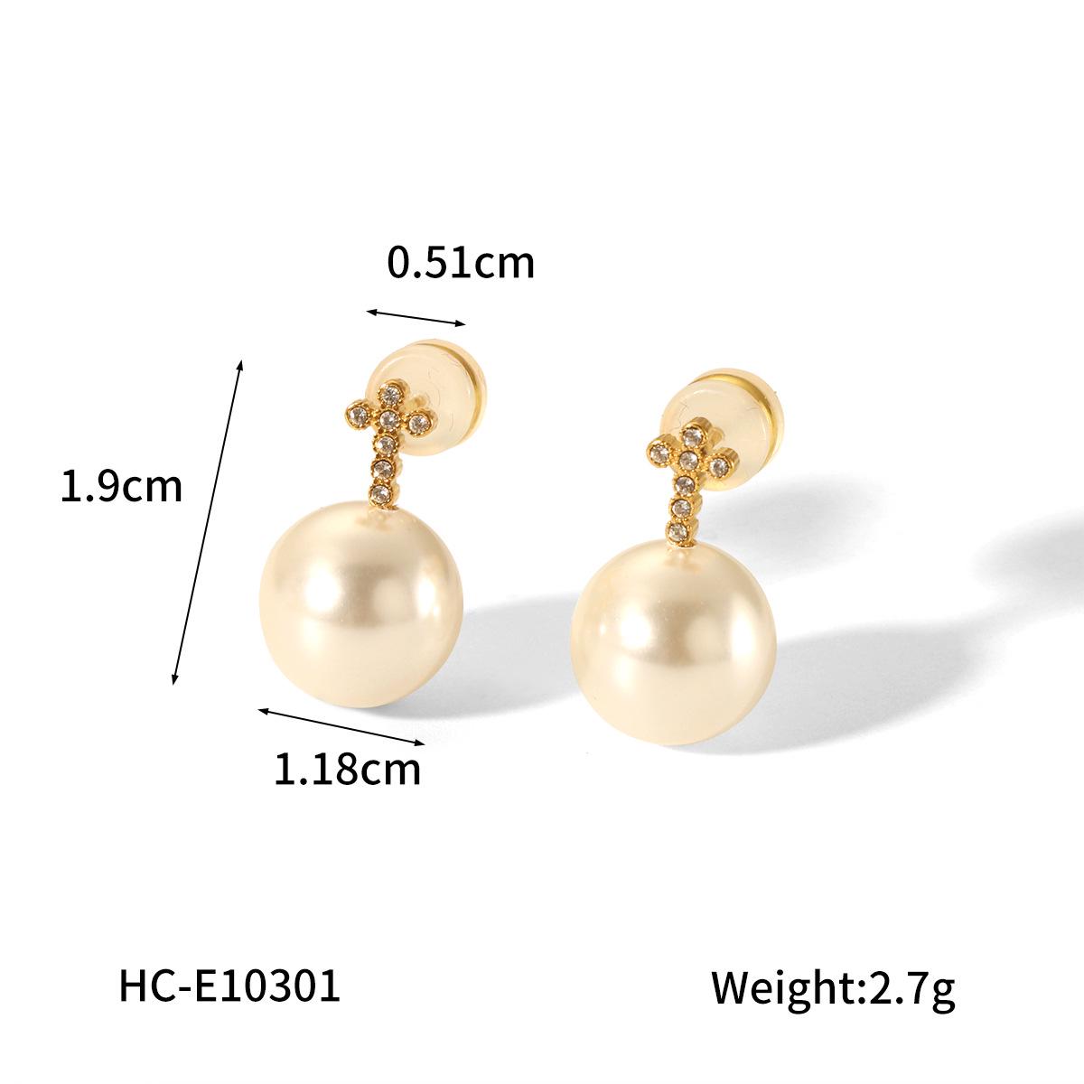 Серьги-крестики с жемчугом и бриллиантами из 18-каратного золота в стиле европейских и американских инфлюенсеров для женщин
Серьги-крестики с жемчугом и бриллиантами из 18-каратного золота в стиле европейских и американских инфлюенсеров для женщин