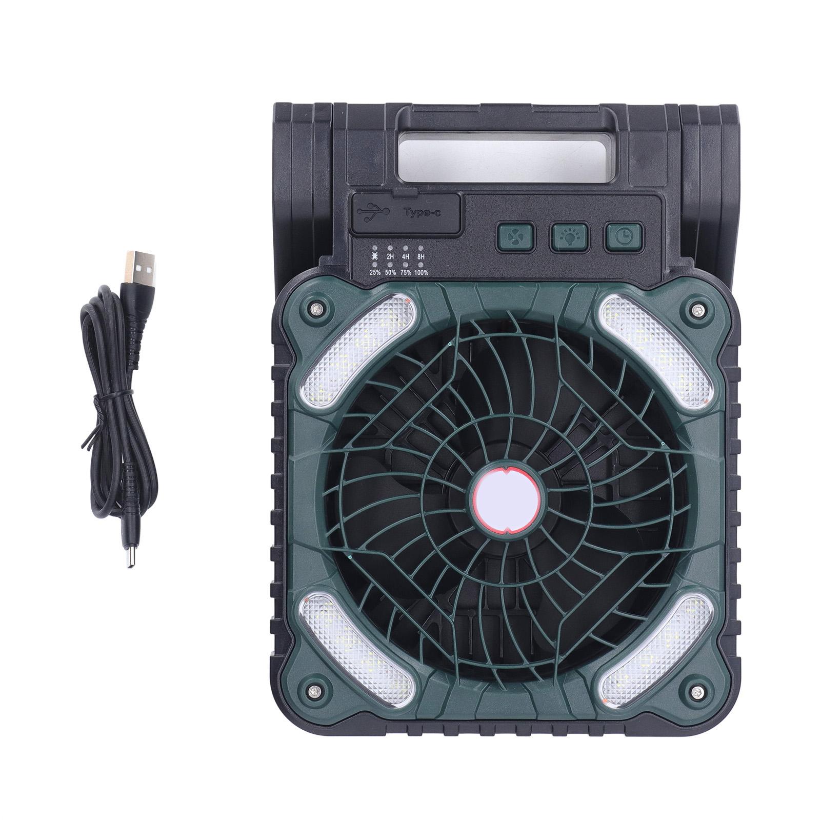 Portable Solar Fan with LED Light 10000mAh Lithium Battery USB Output Charging 4 Speeds Rechargeable
Portable Solar Fan with LED Light 10000mAh Lithium Battery USB Output Charging 4 Speeds Rechargeable