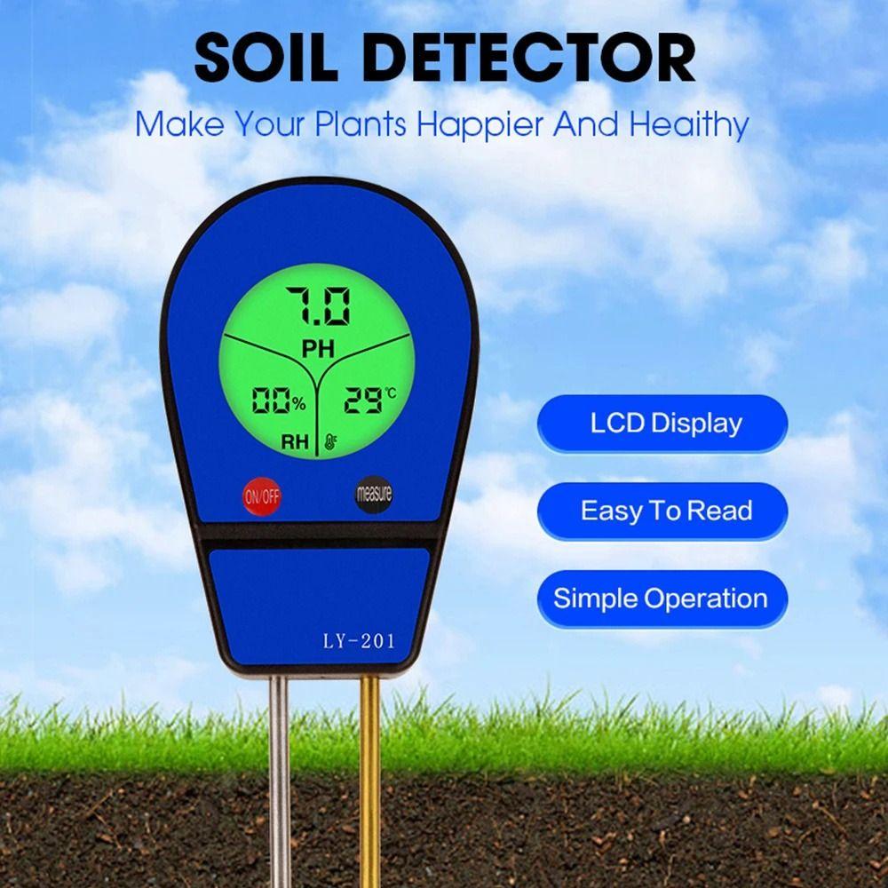 Metal Sensor Probe Soil PH Meter 3 in 1 Soil Moisture Sensor Meter Soil Moisture Gauge Planting
Metal Sensor Probe Soil PH Meter 3 in 1 Soil Moisture Sensor Meter Soil Moisture Gauge Planting