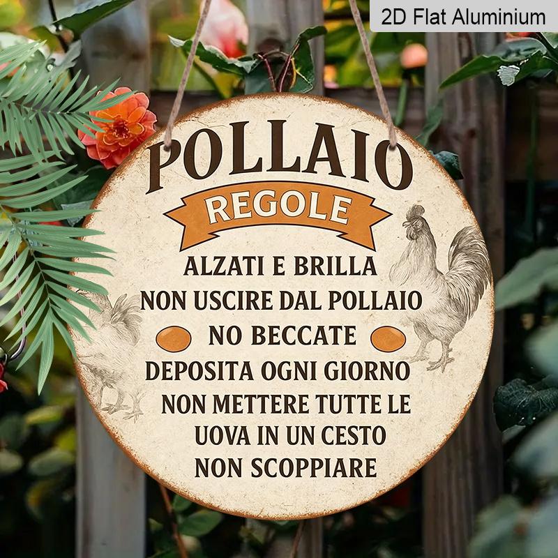 2D Flat Aluminum Vintage Farm Chicken Coop Sign Wall Decor 7.87 Inch * 7.87 Inch Rustic Style Suitable for Farmhouses, Gardens, Porches, Indoor and 1pc
2D Flat Aluminum Vintage Farm Chicken Coop Sign Wall Decor 7.87 Inch * 7.87 Inch Rustic Style Suitable for Farmhouses, Gardens, Porches, Indoor and 1pc