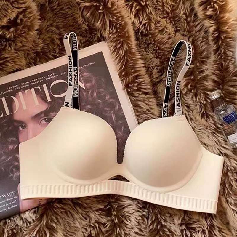 Dragon fruit bra, dopamine color, one-piece letter shoulder strap, seamless gathering woman S 32/70AB шампанского
Dragon fruit bra, dopamine color, one-piece letter shoulder strap, seamless gathering woman S 32/70AB шампанского
