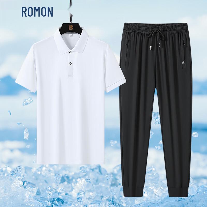 ROMON Men s 2026 Summer Business Casual Short Sleeve Two-Piece Set 2XL
ROMON Men s 2026 Summer Business Casual Short Sleeve Two-Piece Set 2XL