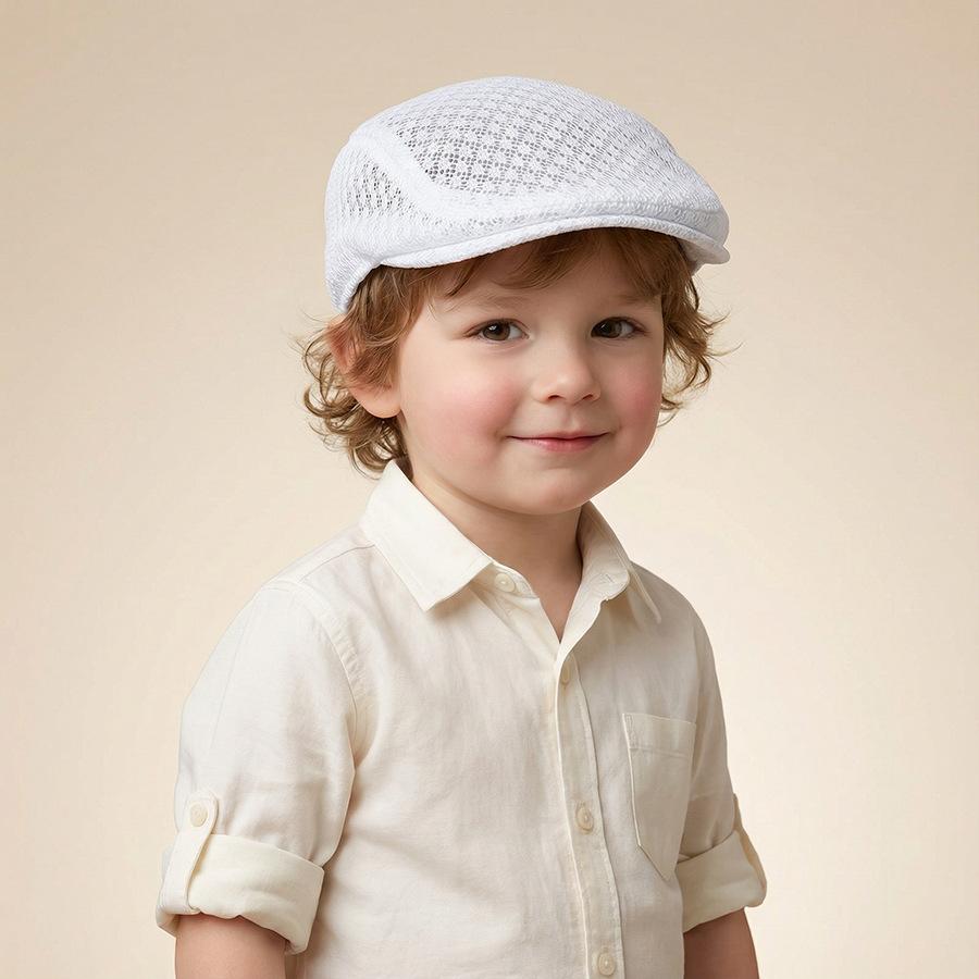 Children s Breathable Beret Hat Lightweight Soft Fabric Flat Cap for Kids Adjustable Size Comfortable Fit One Size
Children s Breathable Beret Hat Lightweight Soft Fabric Flat Cap for Kids Adjustable Size Comfortable Fit One Size