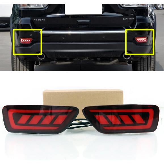 LED Tail Light Compatible With Jeep Grand Cherokee 2011-2021,Jeep Compass 2011-2016,Dodge Journey 2011-2017, Brake Light Rear Bumper Reflector Fog Red Lens
LED Tail Light Compatible With Jeep Grand Cherokee 2011-2021,Jeep Compass 2011-2016,Dodge Journey 2011-2017, Brake Light Rear Bumper Reflector Fog Red Lens