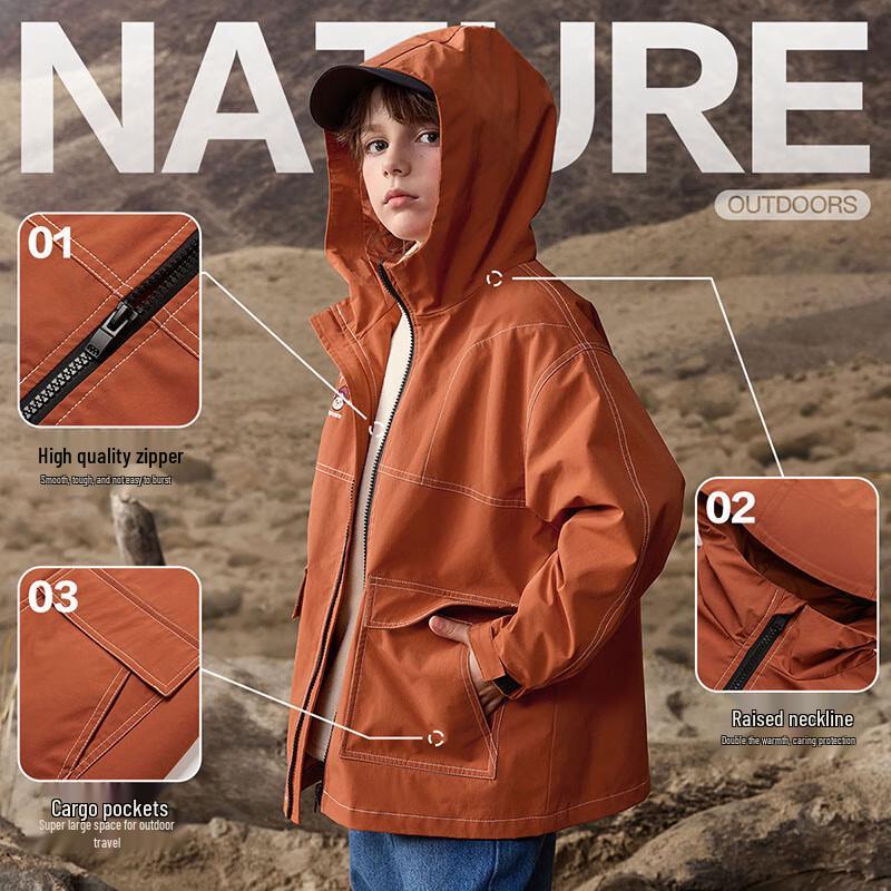 Ma Qidun Boys Outdoor Windbreaker Jacket 110
Ma Qidun Boys Outdoor Windbreaker Jacket 110