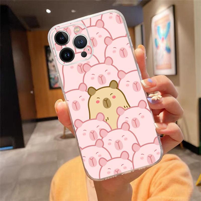 Cartoon capybara Phone Case Carcasa Funda For iPhone 17 Pro Max Air 16 15 14 13 Pro Max 15 16 Pro 15Plus 16E Case iPhone 17Air
Cartoon capybara Phone Case Carcasa Funda For iPhone 17 Pro Max Air 16 15 14 13 Pro Max 15 16 Pro 15Plus 16E Case iPhone 17Air