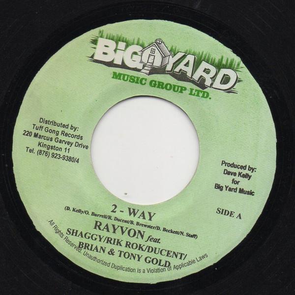 7inch Record RAYVON, SHAGGY / RICARDO RIK ROK - 2-Way NONE Big Yard Music Jamaica Reggae, Ska & Dub Used
7inch Record RAYVON, SHAGGY / RICARDO RIK ROK - 2-Way NONE Big Yard Music Jamaica Reggae, Ska & Dub Used