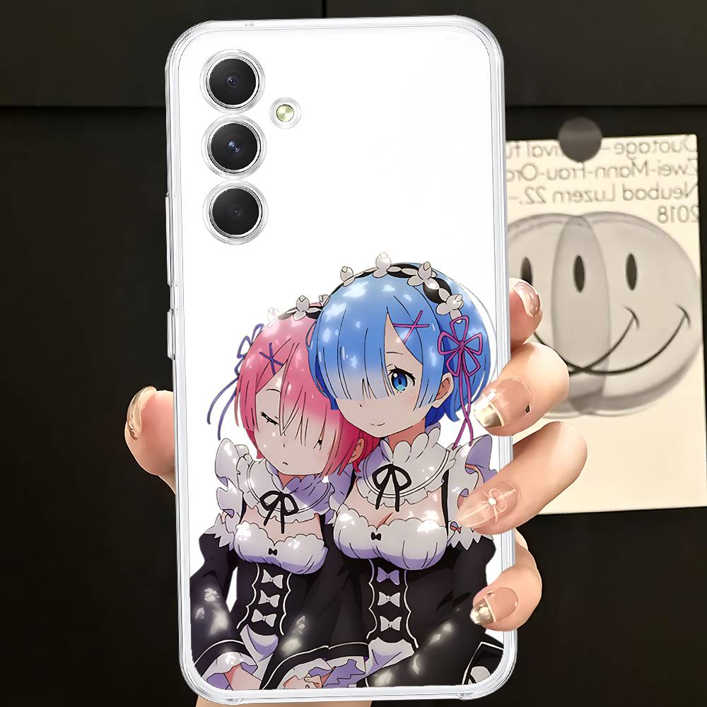 Anime RE ZERO Ram Rem Phone Case For Samsung Galaxy S21 S22 S23 S24 S25ULTRA FE Ultra Plus5G A52S Transparent Cover S24
Anime RE ZERO Ram Rem Phone Case For Samsung Galaxy S21 S22 S23 S24 S25ULTRA FE Ultra Plus5G A52S Transparent Cover S24