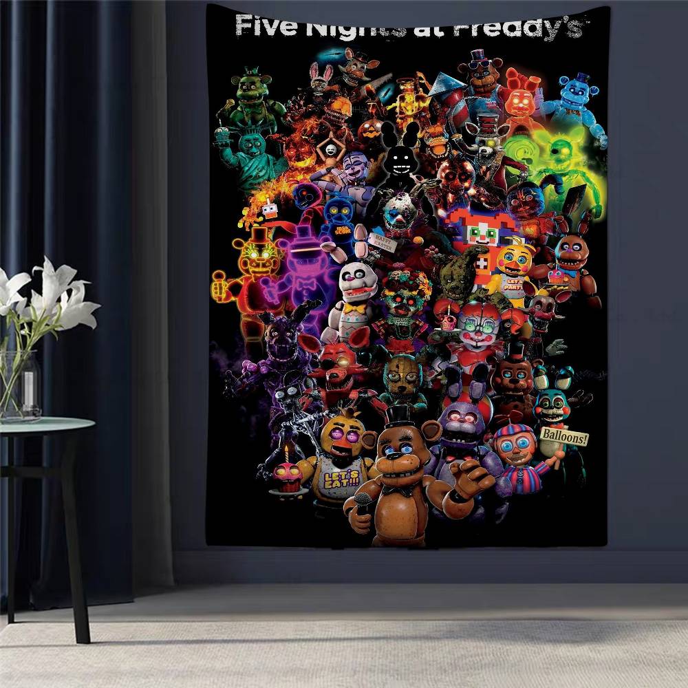 Fnaf Anime FivenightsAtFreddys DIY Wall Tapestry For Living Room Home Dorm Decor Wall Art Decor 74x94cm(29x37in)
Fnaf Anime FivenightsAtFreddys DIY Wall Tapestry For Living Room Home Dorm Decor Wall Art Decor 74x94cm(29x37in)