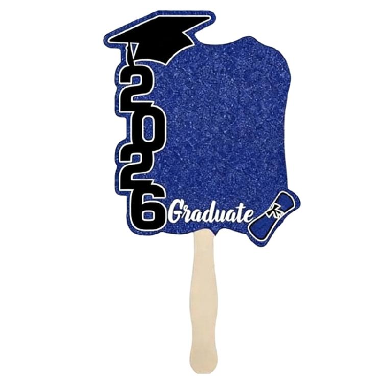 Class Of 2026 Commemorative Hand Fan Double Sided Printed Wooden Graduation Fan For Graduation Parties School Event синій
Class Of 2026 Commemorative Hand Fan Double Sided Printed Wooden Graduation Fan For Graduation Parties School Event синій