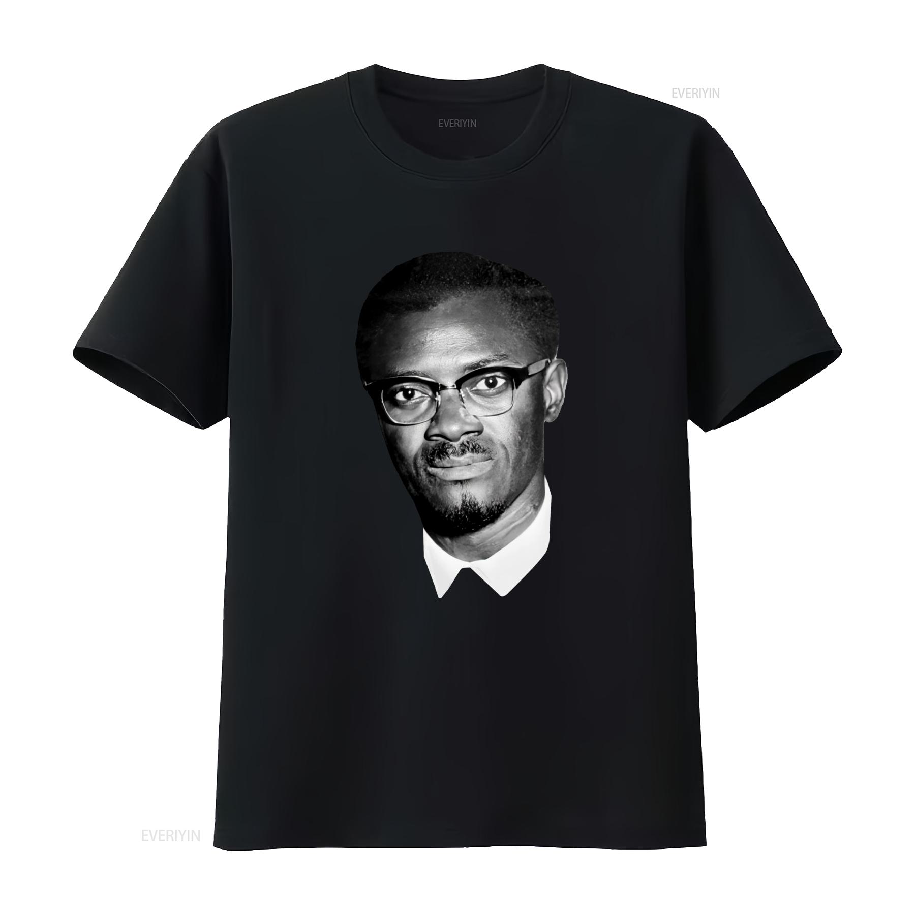 Patrice Lumumba Kongo Congo Zaire Africa Print T Shirt for Men and Women Fashionable Design High Quality Fabric vintage Washed 4XL
Patrice Lumumba Kongo Congo Zaire Africa Print T Shirt for Men and Women Fashionable Design High Quality Fabric vintage Washed 4XL