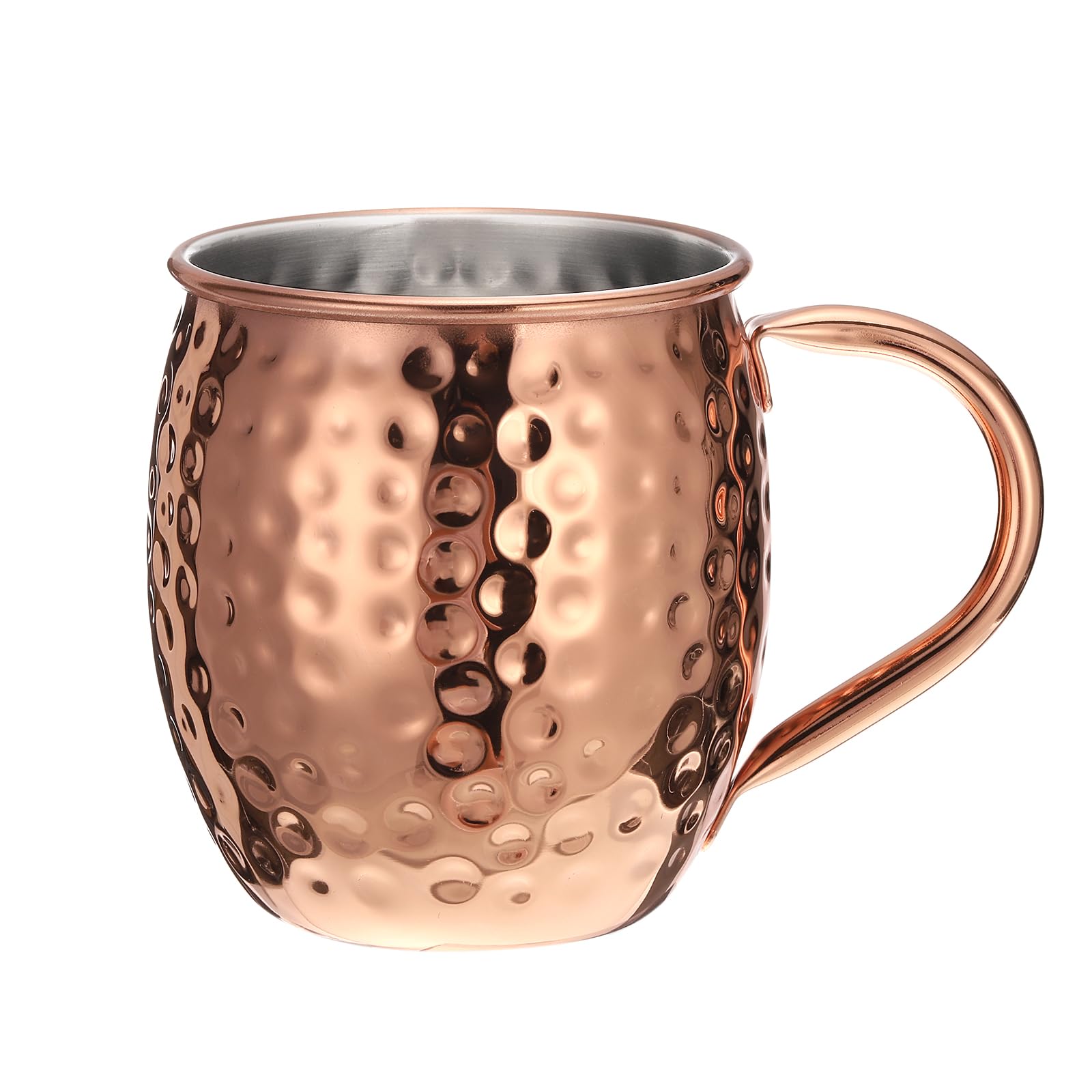 uxcell Copper Mug OZ Hammered Cocktail Mug 1 Piece Pure Copper Plate Stainless Steel Shot Glass for Party Drinks and Gifts Rose Gold 530ml/19
uxcell Copper Mug OZ Hammered Cocktail Mug 1 Piece Pure Copper Plate Stainless Steel Shot Glass for Party Drinks and Gifts Rose Gold 530ml/19