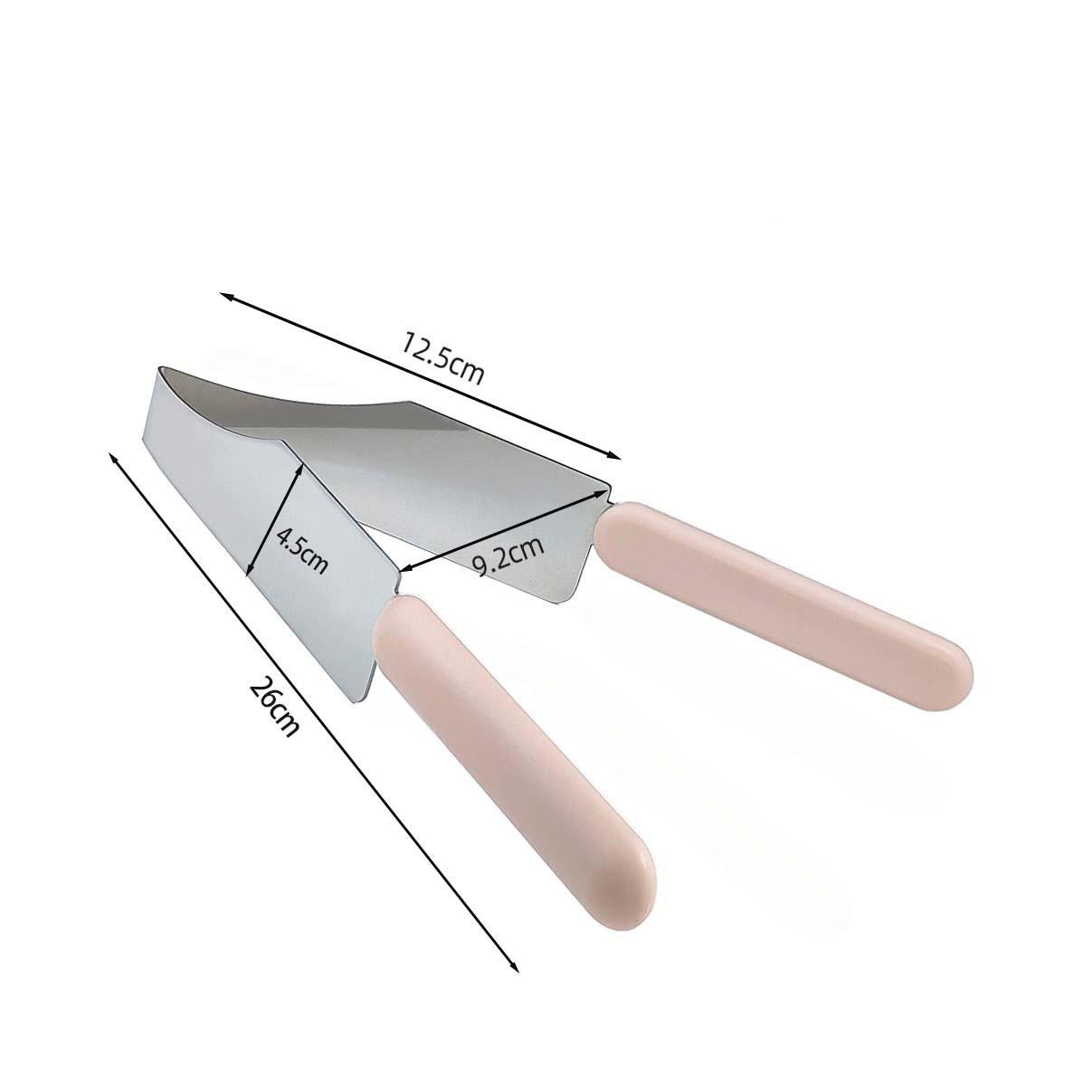 Stainless Steel Triangle Cake Transfer Clip Easy-to-grip Cake Lifter for Cake Slicing and Moving, a Must-Have for Pastry Chefs
Stainless Steel Triangle Cake Transfer Clip Easy-to-grip Cake Lifter for Cake Slicing and Moving, a Must-Have for Pastry Chefs