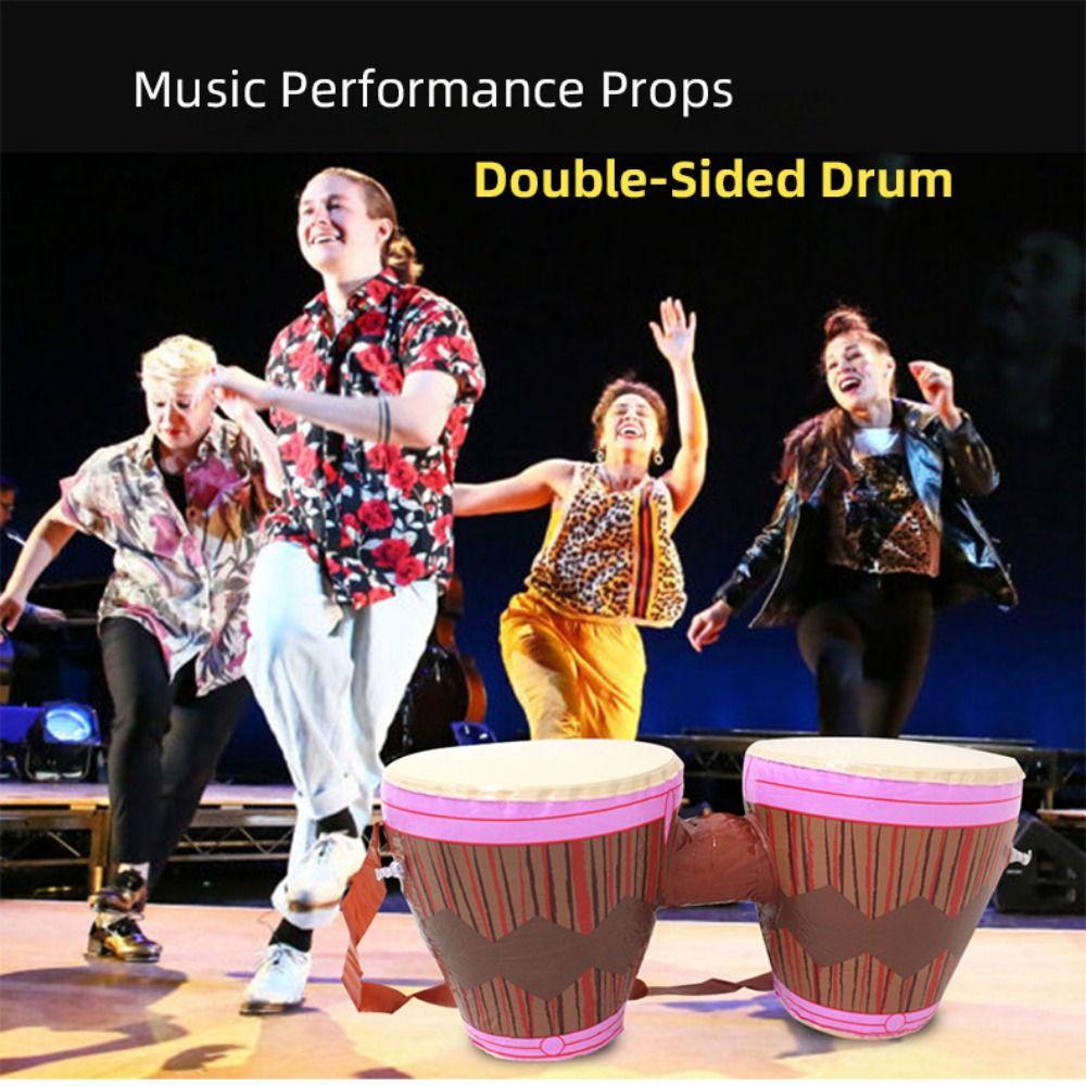 PVC Hand Percussion Drum Floating Playing Floating Party Props Inflatable Waist Drum Party Supply коричневий
PVC Hand Percussion Drum Floating Playing Floating Party Props Inflatable Waist Drum Party Supply коричневий