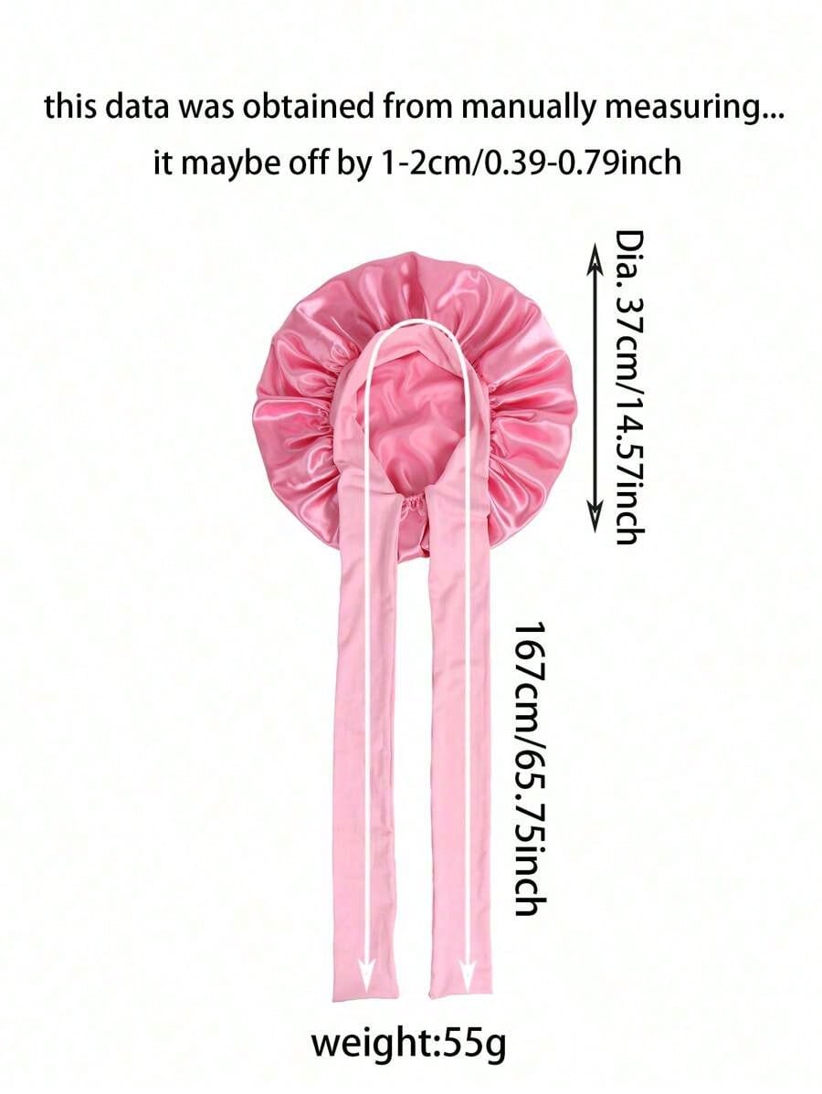 1pc Satin Bow Tie Elastic Lightweight Shower Cap, Solid Color, For Women & Girls, Black, Valentine s Day Gift рожевий
1pc Satin Bow Tie Elastic Lightweight Shower Cap, Solid Color, For Women & Girls, Black, Valentine s Day Gift рожевий