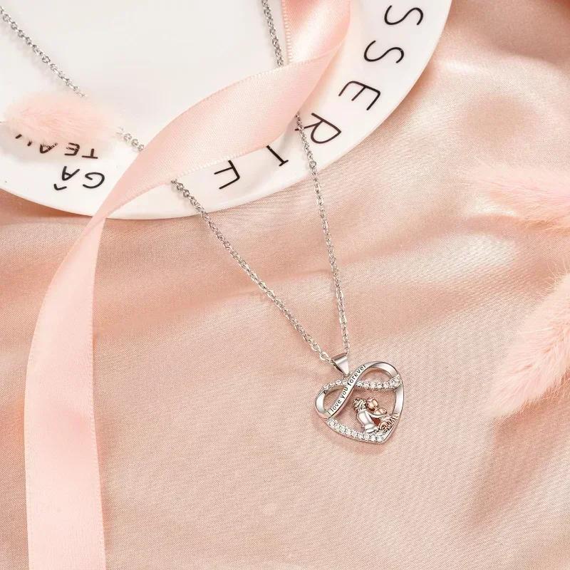Collares Con Colgante Love Necklace Card Infinity Heart Pendant Birthday Mother s Day Christmas Gifts Zircon For Women Girls
Collares Con Colgante Love Necklace Card Infinity Heart Pendant Birthday Mother s Day Christmas Gifts Zircon For Women Girls