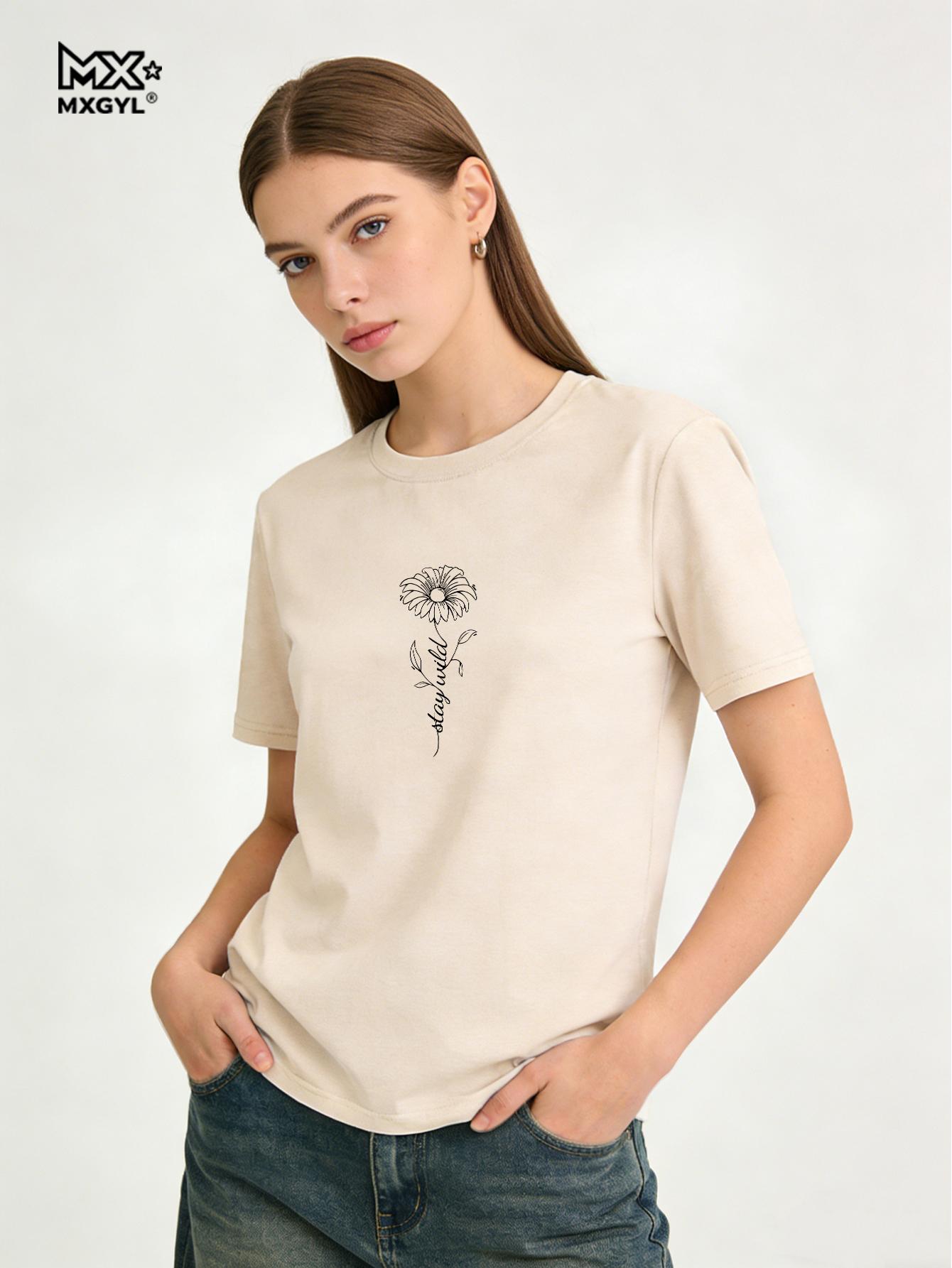 2026 New Style Beutiful Flower Cute Women s Simple Casual Retro Women s T-shirt Harajuku Tops Summer Fashion 5xl бежевий
2026 New Style Beutiful Flower Cute Women s Simple Casual Retro Women s T-shirt Harajuku Tops Summer Fashion 5xl бежевий