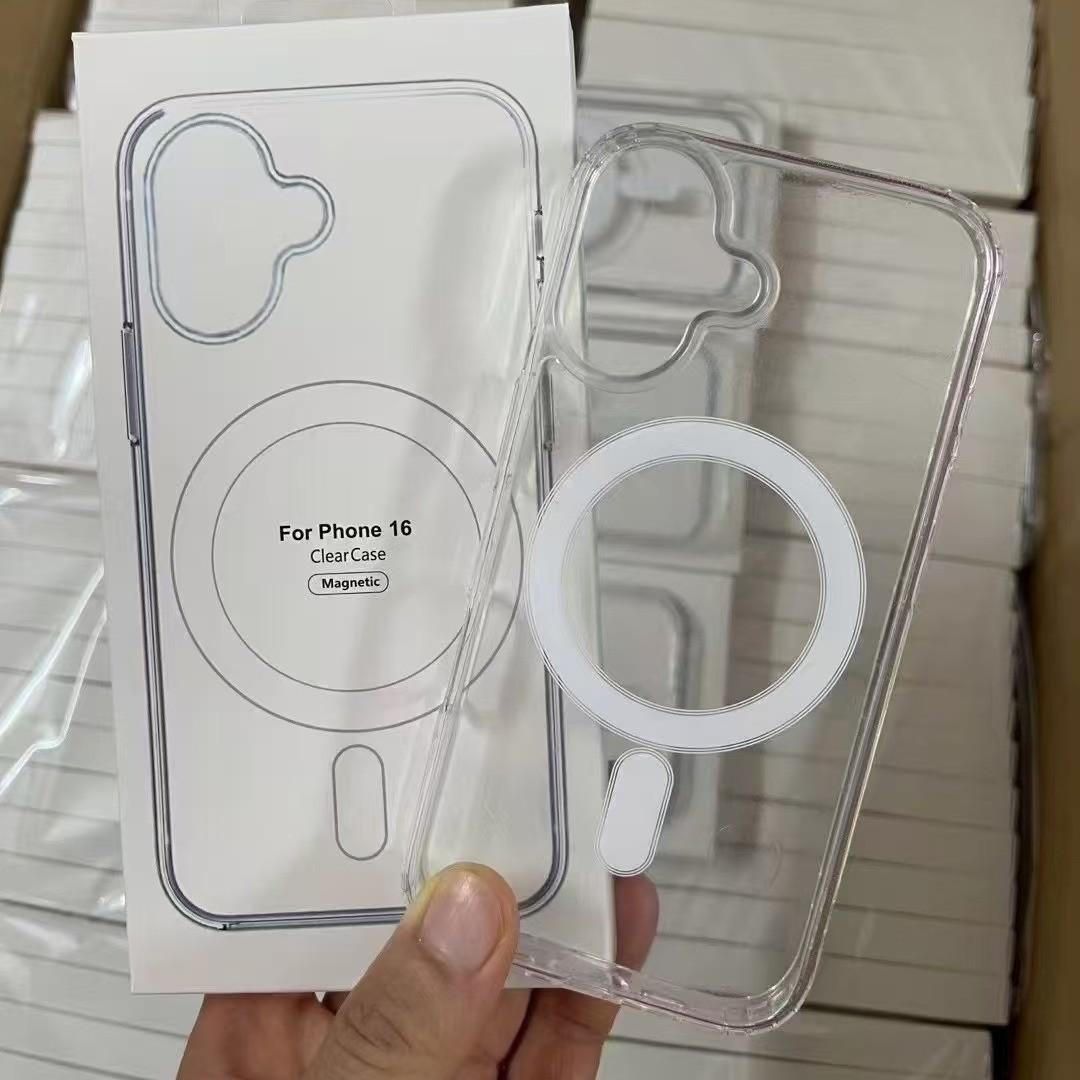 Applicable To Apple 16 ProMax Transparent Magnetic Phone Case IPhone 15 Original High-end 14 Drop Protection Case iPhone16
Applicable To Apple 16 ProMax Transparent Magnetic Phone Case IPhone 15 Original High-end 14 Drop Protection Case iPhone16