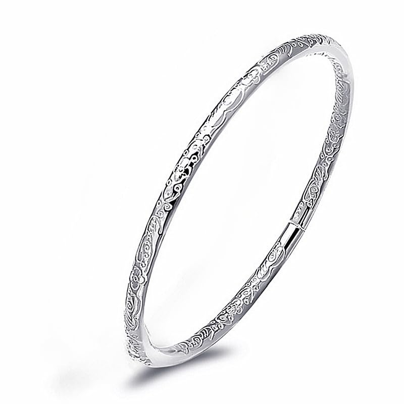 Bangle for floral amulet accessories women, silver, pattern, 999, pattern, engraving, free, round, bangle, stylish, party, Hawaiian, fashion,
Bangle for floral amulet accessories women, silver, pattern, 999, pattern, engraving, free, round, bangle, stylish, party, Hawaiian, fashion,