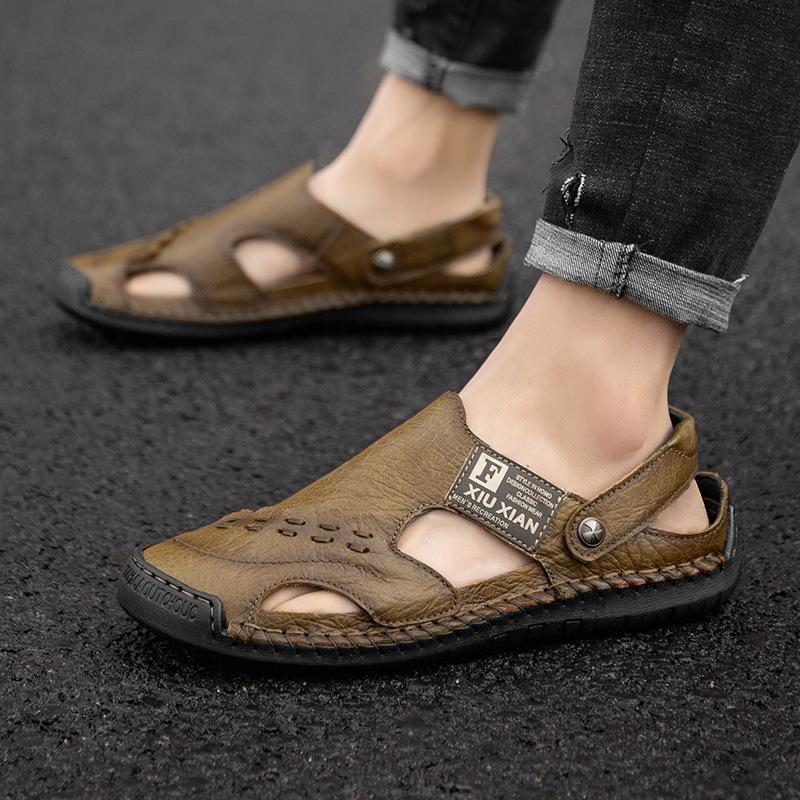 Summer foreign trade sandals men s leather outdoor beach shoes casual large size men s shoes bag head dual-purpose cool slippers 48 хакі
Summer foreign trade sandals men s leather outdoor beach shoes casual large size men s shoes bag head dual-purpose cool slippers 48 хакі