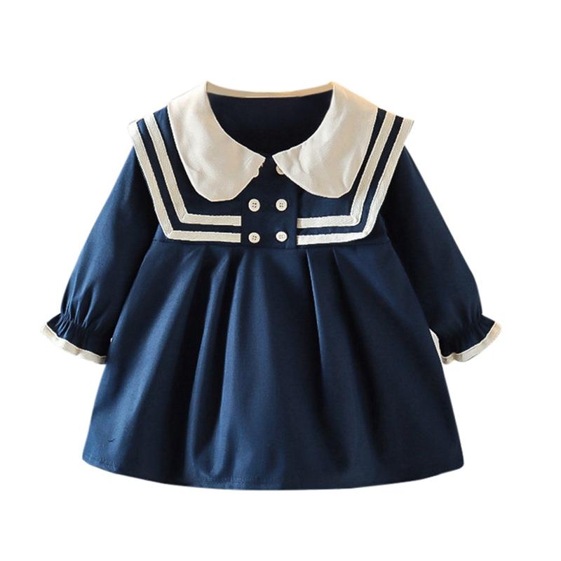 Платье принцессы для малышей, платье в академическом стиле с длинными рукавами и лацканами для девочек 100
Платье принцессы для малышей, платье в академическом стиле с длинными рукавами и лацканами для девочек 100