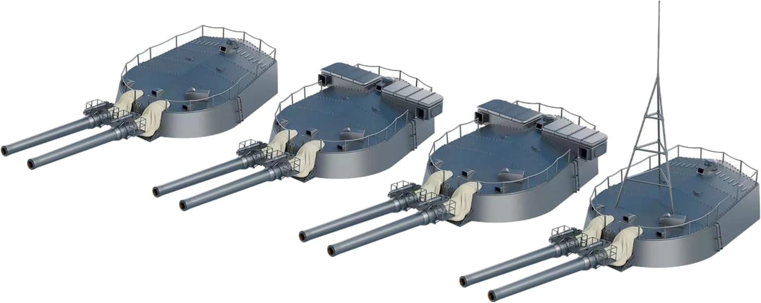 Bunker Studio Japanese Haruna 45 Caliber Twin Gun Set June 1944 Plastic Model Kit Parts BSTIJN70178 1/700 35.6cm (4 units) (for Fujimi) (Ship)
Bunker Studio Japanese Haruna 45 Caliber Twin Gun Set June 1944 Plastic Model Kit Parts BSTIJN70178 1/700 35.6cm (4 units) (for Fujimi) (Ship)