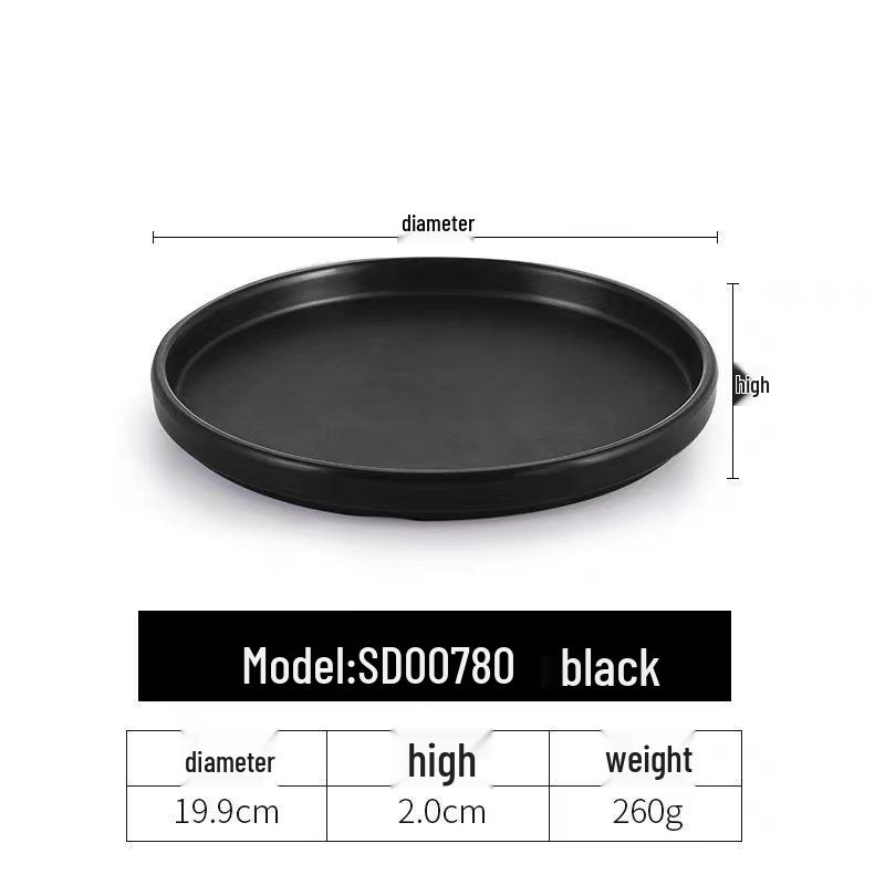 Melamine Imitation Porcelain Round Steak & Pasta Plate for Restaurants
Melamine Imitation Porcelain Round Steak & Pasta Plate for Restaurants