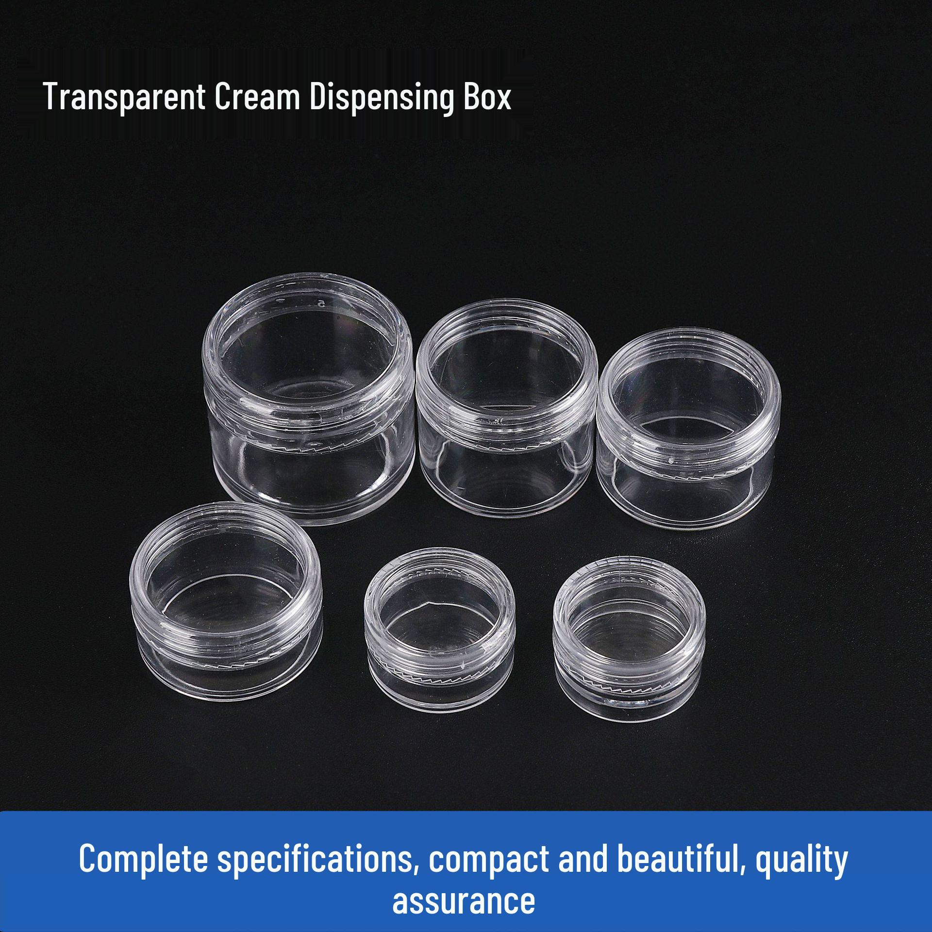 10/15/20g PS Cream & Powder Cosmetic Travel Bottles with Round Bottom 3g
10/15/20g PS Cream & Powder Cosmetic Travel Bottles with Round Bottom 3g
