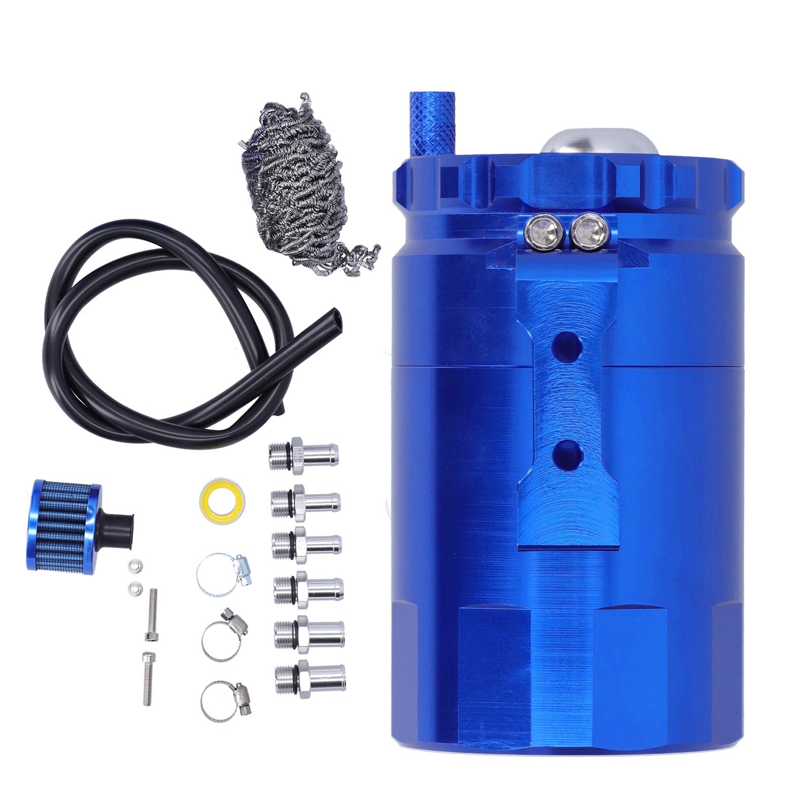 350ml Oil Catch Can Kit Keep Engine Clean Universal for Most Cars and Small Parts of Motorcycles Black
350ml Oil Catch Can Kit Keep Engine Clean Universal for Most Cars and Small Parts of Motorcycles Black