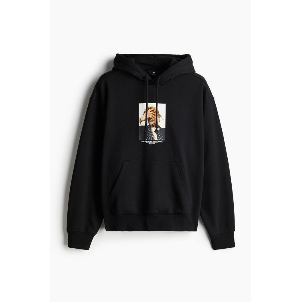 HM Свободный крой с капюшоном с принтом, черный, Los Angeles Privileges
HM Свободный крой с капюшоном с принтом, черный, Los Angeles Privileges